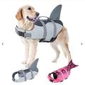 Gilet de sauvetage pour chien ripstop gilet d'eau de vie pour animaux de compagnie avec poignée de sauvetage conservateur de sécurité pour petits chiens de taille moyenne