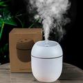 Humidificateur d'air portable USB 7,44 oz, modes de diffusion d'huiles essentielles, arrêt automatique avec lumière LED pour la maison, la voiture, le visage, le vapeur, les désodorisants de voiture