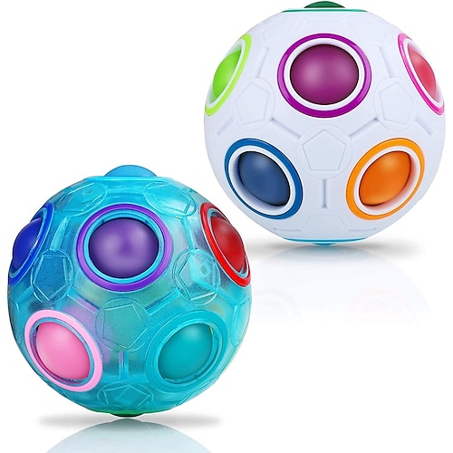 Speed Cube Set 1 Stück Zauberwürfel IQ Cube Stressabbau Puzzlespiel Ball Erwachsenen Spielzeug Geschenk Weihnachtsgeschenk