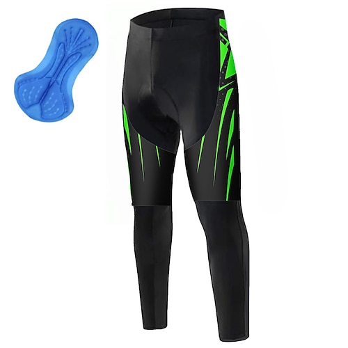 Herren Grafik Fahrradhosen Fahhrad Unterteile Mountainbike MTB Straßenradsport Sport 3D-Polster Schnelltrocknend Feuchtigkeitsableitend Atmungsaktiv Gelb Rot Spandex Bekleidung Fahrradbekleidung