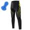 Herren Fahrradhosen Fahhrad Unten MTB Mountain Rennrad Sport Graphic 3D-Pad Atmungsaktiv Schnelltrocknend Feuchtigkeitsableitung Gelb Rot Polyester Spandex Bekleidung Fahrradbekleidung