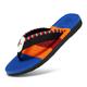 Men's Slippers Flip-Flops Flip-Flops Plus Size Casual Beach Home Daily Canvas Breathable Loafer Black Red Orange Color Block Summer Spring
