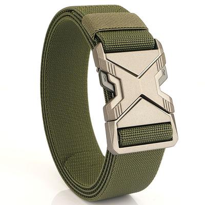 Men's Belt Tactical Belt Waist Belt Black Kakhi Polyester Alloy Durable Adjustable Plain Outdoor Daily