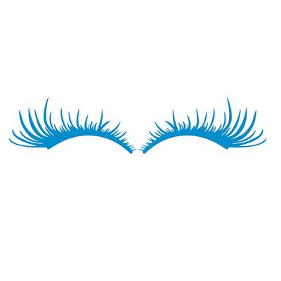 1Pair 3D Charming Eyelashes car Sticker Fake Eye Lash Car Headlight Funny Decals Door Window Vinyl Waterproof Product 25x11CM