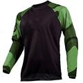 Herren Radtrikot fahrradbekleidung Fahrradtrikot Downhill Jersey Fahrradtrikot Langarm MTB Mountain Rennrad Winter Schwarz / Orange Schwarz Dunkelviolett Schwarz Geometrisch Fahhrad Trikot warm