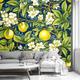 Lemon Tree Wallpaper Roll Mural Wall Covering Sticker Peel and Stick Removable PVC/Vinyl Material Self Adhesive/Adhesive Required Wall Decor for Living Room Kitchen Bathroom