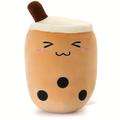 Soft And Cute Boba Milk Tea Cup Shaped Plush Toy Pillow Doll For Bedroom Livingroom Lying Stuffed Toy Halloween Thanksgiving Christmas Gift