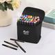 Double-headed Marker 30 Colors 48 Colors Marker Oil-based Double-headed Watercolor Pen Color Pen (cloth Bag Storage) Halloween, Thanksgiving, Christmas Gift Easter Gift