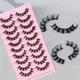 10 Pairs Fluffy Wispy Russian Strip Lashes - Dd Curl Faux Mink Lashes Pack For Long-lasting, Natural-looking Eyelashes