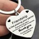 Friendship Is Like Pissing Your Pants Keychain Friendship Funny Key Ring Birthday Graduation Day Gift For Bff Besties