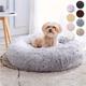 "Calming Dog & Cat Bed, Donut Cuddler Warming Cozy Soft Round Bed, Fluffy Faux Fur Plush Cushion Bed For Small Medium And Large Dogs And Cats (16""/20""/24""/28""/31""/39"")"