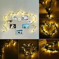 Outoloxit Christmas String Lights Simulated Simulated Plant Rattan String Lights Colourful Lights 78 Inch 20LEDs String Lights Battery Box Model Christmas String Lights