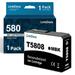 580 T5808 Ink Cartridge Replacement for Epson 580 T5808 MBK Work with Epson Stylus Pro 3800/3880 Printer(Matte Black )