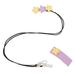 Hearing Aids Lanyard Portable Cute Prevent Drop Protection BTE Hearing Aid Clip Lanyard for Children Binaural