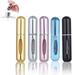 Portable Mini Refillable Perfume Atomizer Bottle Atomizer Travel Size Spray Bottles Accessories 5 Sets of 5ml Multi-color