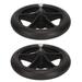 2Pcs Wheelchair Wheel 7in Rubber Low Noise Walker Caster Replacement Part for Rollator