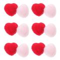 24 Pcs Love Wool Felt Crafts Heart Party Decoration Felt Hearts Valentine Decortions Wool Heart Craft Baby