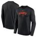 Men's Nike Black San Francisco Giants Authentic Collection Practice Performance Long Sleeve T-Shirt