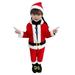 KDFJPTH Toddler Outfits Boys Girls Christmas Santa Warm Outwear Clothes Set