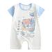 DkinJom baby boy clothes Children Baby Boys Girls Cartoon Romper Short Sleeve Cute Animals Jumpsuit Outfits Clothes