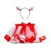 Quealent Girls Skirt Female Big Kid Glitter Tulle Skirt Kids Girls Christmas Dance Party Cartoon Tulle Skirt Ballet Skirts Mini (White 2-4 Years)