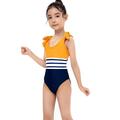 TUWABEII Swimsuit for Women Parent-Child Ladies High Waist Backless Bikini Set