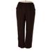 Alfred Dunner Casual Pants - High Rise: Brown Bottoms - Women's Size 20 Plus