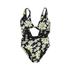 Agua Bendita One Piece Swimsuit: Black Floral Sporting & Activewear - Kids Girl's Size 6