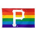 WinCraft Pittsburgh Pirates 3' x 5' Single-Sided Deluxe Team Pride Flag