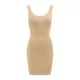 Michael Kors, Dresses, female, Beige, L, Gold Sleeveless Dress with MK Motif