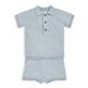 Mamas & Papas Baby Boys 2 Piece Knitted Polo & Shirt Set - Blue, Blue, Size 0-3 Months