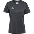 HUMMEL Damen Shirt hmlAUTHENTIC PL JERSEY S/S WOMAN, Größe S in Grau