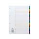 Concord Commercial Index A-Z Multicolour-Tabs A4 White Ref - 9401