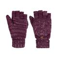 Trespass Womens/Ladies Mittzu Fingerless Knitted Ski Gloves (Damson Tone) - Purple - Size L/XL