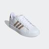 Sneaker ADIDAS SPORTSWEAR "GRAND COURT 2.0", Gr. 40, weiß (cloud weiß, magic beige, matte gold), Synthetik, animal-print, sportlich, Schuhe, mit Leo Print, Design auf den Spuren des adidas Superstar, Topseller
