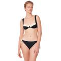 Balconette-Bikini-Top TRIUMPH "Summer Glow W 02 sd" Gr. 38, Cup C, schwarz (black) Damen Bikini-Oberteile Ocean Blue