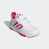 Klettschuh ADIDAS SPORTSWEAR "TENSAUR HOOK AND LOOP", Gr. 32, pink (cloud weiß, team real magenta, core schwarz), Synthetik, Textil, sportlich, Schuhe