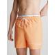 Badeshorts CALVIN KLEIN SWIMWEAR Gr. S (48), N-Gr, buff orange Herren Badehosen Herrenbademode