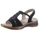 Sandale ARA "HAWAII" Gr. 36, blau (dunkelblau) Damen Schuhe Flats