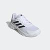 Tennisschuh ADIDAS PERFORMANCE, Gr. 42,5, schwarz-weiß (cloud weiß, core schwarz, grau two), Textil, Synthetik, sportlich, Schuhe, geeignet für Hartplatz und Sandplatz