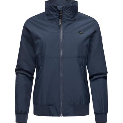 Outdoorjacke RAGWEAR "Goona", Damen, Gr. XL (42), blau (navy), Obermaterial: 100% Polyester, Innenfutter: 100% Polyester, sportlich, lässig geschnitten hüftbedeckend, hoch geschlossener Ausschnitt, Langarm Ärmel ohne Ärmelschlitz Rippstrickbündchen,... Image