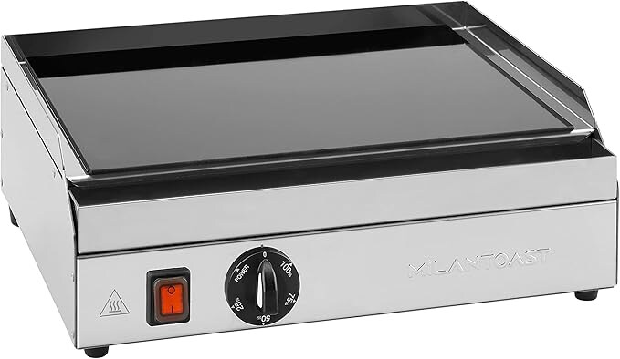 MilanToast – Glatte Glaskeramik-Grillplatte 36 x 28, 220–240 V, 50/60 Hz, 1,1 kW Image