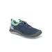 Wide Width Women's Sunbeam Water Ready Slip On Sneaker by Jambu in Dark Denim Teal (Size 8 W)