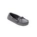 Women's Selena Moc Slip On Flat by LAMO in Grey (Size 11 M)