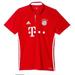 Adidas Shirts | Adidas Bayern Munchen Home Logo Polo Shirt | Color: Red | Size: S