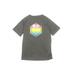 Hurley Active T-Shirt: Gray Print Sporting & Activewear - Kids Boy's Size 13