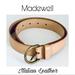 Madewell Accessories | Italian Madewell Leather Tan Belt - Xs | Color: Tan | Size: Xs