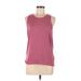 Calia by Carrie Underwood Active Tank Top: Burgundy Activewear - Women's Size Medium