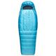 Sea to Summit - Women's Trek Women's -1°C Down Sleeping Bag - Daunenschlafsack Gr Long;Regular Zip: Left,Blue Atoll Blau