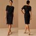 Anthropologie Dresses | Anthropologie Bhldn Adrianna Papell Petaluma Sequin Dress Size 12 Navy Nwt $250 | Color: Blue | Size: 12